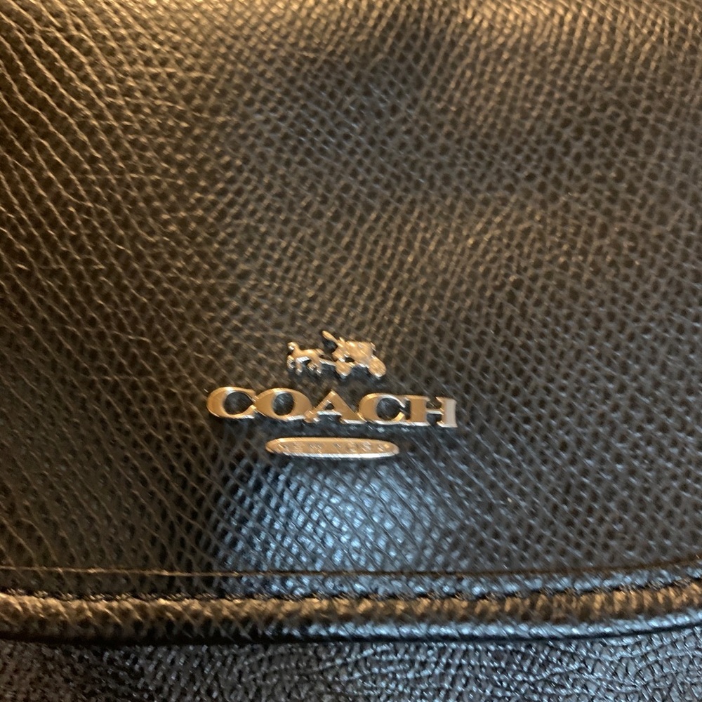 Black Signature coach bag